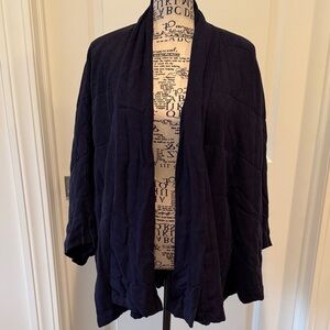 Anthropologie “Saturday Morning” Open-Front Top